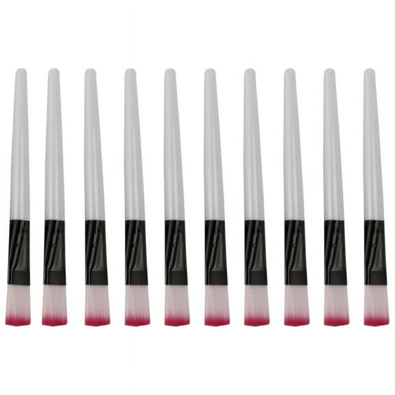 10 pcs Pink brush White Bar Facial Mask Brush Skin Care Makeup Tools