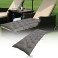 thumbnail image 4 of Waterproof Outdoor Bench Cushion with Non Backing Thick Patio Seat Pad for Garden Furniture Porch Swing Lounger Chair Wicker Loveseat Settee Indoor Outdoor Use Comfort (19.68*47.24*3.14), 4 of 5