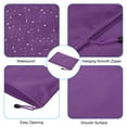 thumbnail image 4 of Unique Bargains Waterproof Zipper File Bags, A5 Document Holders for Office, Purple 3 Pack, 4 of 6