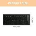 thumbnail image 2 of SHOWERORO Daily Use And Gifting Self Learning Keyboard Protector Stickers 18.00X6.50X0.50CM, 2 of 8