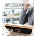 thumbnail image 6 of Compatible for iPhone 14 Pro Max Case with Ring Holder Kickstand [with Magnetic] Soft TPU Shockproof Electroplated Slim Thin Protective Phone Case for iPhone 14 Pro Max Black, 6 of 14