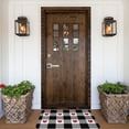thumbnail image 4 of Non Slip Door Mat, Heart Black Buffalo Plaid Gingham Fast Drying Bath Tub Mats, Absorbent Bathroom Rugs Entrance Welcome Mat, Bath MatS for Tub, Floor, Home, Kitchen, Hotel,16x24in, 4 of 7