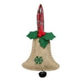 thumbnail image 4 of Inteprter Campana de Navidad Atmósferas Fiesta Árbol de Navidad Colgante Reutilizable Interior Exterior Hogar Patio Chimenea Decoración Albaricoque Albaricoque 10piezas Inteprter CBP443508, 4 of 4