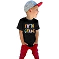 thumbnail image 5 of KVPLBQFD Girls Summer Graphic Top Cute Letter Printed T Shirts for Toddler Crew Neck Casual Fit Tops Tweens Girl Trendy Loose Sports Clothes, 5 of 7
