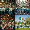 thumbnail image 6 of PMU 4 Pcs Patrick's Day Decorations Leprechaun Costume Set For Saint Patrick's Day outfit Hat, Bow Tie, Green Satin Sash, and Button, 6 of 6