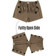 thumbnail image 5 of UTOURS Unisex Tear Away Shorts 3-inch Knee Hip Replacement Recovery Post Surgery Cotton Shorts Loose Fit Without Pocket, 5 of 6