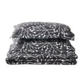 thumbnail image 2 of Harper Lane, Harper Lane Payson Reversible 3-Piece Duvet Set, Gray, Full/Queen, Gray, Floral, 2 of 3