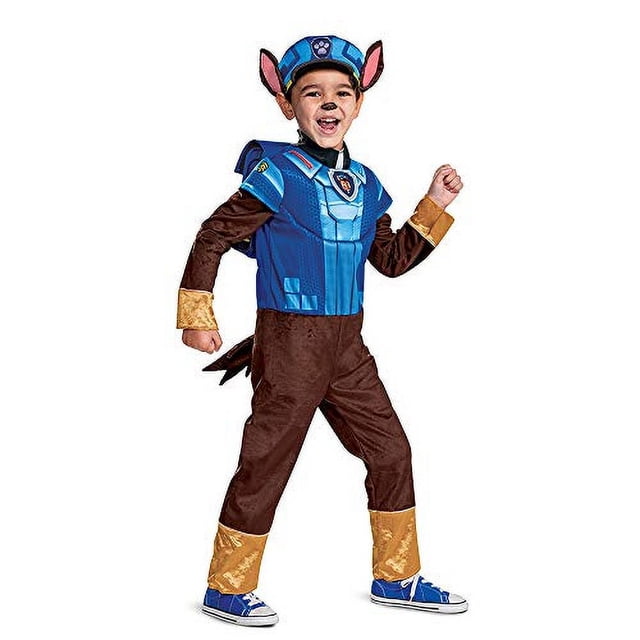 Disfraz de Chase con Gorro y Mono para Niños Paw Patrol Talla 2T Disguise