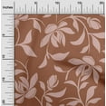 thumbnail image 2 of oneOone Cotton Cambric Dark Rose Brown Fabric Floral Magnolia Fabric For Sewing Printed Craft Fabric By The Yard 42 Inch Wide, 2 of 4