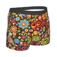 thumbnail image 3 of Haiem Hippie Peace Love Men's Boxer Briefs, Every Day Comfort Stretch Cotton Moisture-Wicking Underwear-Small, 3 of 9