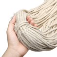 thumbnail image 1 of Corde Macramé 5mm 100m Coton Naturel Beige Corde Torsadée Artisanat, 1 of 3