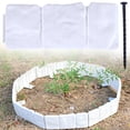thumbnail image 4 of Landscape Edging with Anchoring Spikes, Imitation Stone Plastic Garden Edging, Splicable Garden Edging Border, Decorative Garden Partition Barrier, Plastic Lawn Edging for DIY Outdoor,White, 4 of 6
