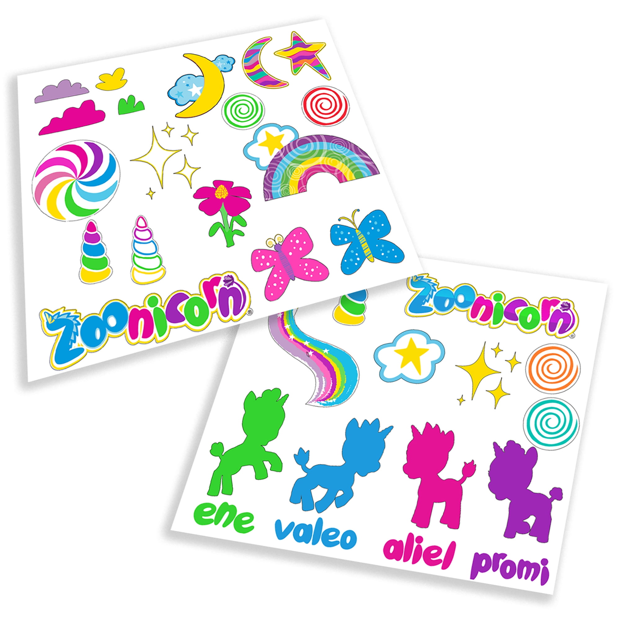Zoonicorn: Color Me - Customize Your 8" Character Miniature Figure, Washable Markers & Stickers, Design Craft Activity, Play-Display Toy Set, Kid 3+