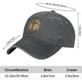 thumbnail image 5 of Hat Jesus Christ Son of God Lord Cross Cowboy hat Men Baseball Cap Women Trucker Hat Dad Cap Ponytail Hat Black, 5 of 9
