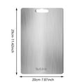 thumbnail image 3 of 304 Stainless Steel Chopping Board Double-Sided Cutting Board Thickened Household Rolling Chopping Board Antibacterial Antimold Design, Food-Safe Titanium-Inspired Surface, 3 of 8