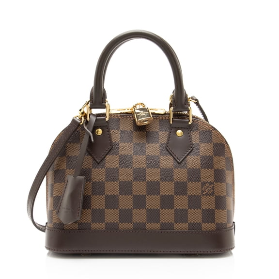 Pre-Owned Louis Vuitton Damier Ebene Alma BB Satchel