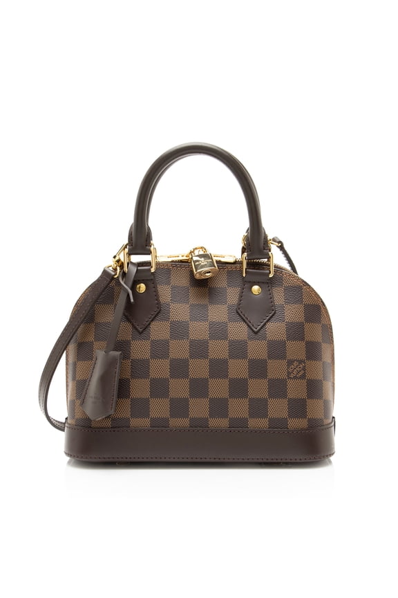 Pre-Owned Louis Vuitton Damier Ebene Alma BB Satchel