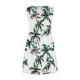 thumbnail image 4 of Womens Sleeveless Summer Dresses Hawaiian Print Sundress Casual Beach Dress Tropical Tank Dress with Pockets, 4 of 8
