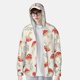 thumbnail image 2 of Fotbe Cartoon Flat Mushrooms Chaqueta con Protección Solar UPF 50+ para Hombre y Mujer, Camisa con Capucha y Bolsillos-Small, 2 of 7