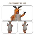 thumbnail image 3 of Men Blow Inflatable Suit Inflatable Elk Costume Inflatable Fancy Reindeer Jumpsuit_Perfect Gift, 3 of 4