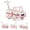 Pink, variant on ELLEGNT Kids 4-in-1 Ride-On Push Car with Trailer, Toddler Foot-to-Floor Sliding Toy, Music, Under-Seat Storage, Steering Wheel, Sit and Scoot for Boys and Girls, Pink