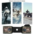 thumbnail image 6 of Uorisanigo ATV Tank Bag Saddle Bag Pouch Oil Bags Camo American Flag Deer Hunter Motorcycle Saddlebags for Snowmobile Sportsman Scrambler FourTrax Grizzly UTV Hanging Storage Bags, 6 of 7