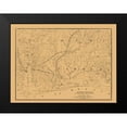 thumbnail image 2 of Hains 24x19 Black Modern Framed Museum Art Print Titled - Alabama South Florida West Military - Hains 1864, 2 of 5