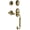 Vintage Brass, variant on grandeur newport c grip handleset with lever