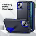 thumbnail image 5 of ShellTech for iPhone 15 Case, iPhone 15 Case with Kickstand, [Military Grade Shockproof][Three Layer Heavy Duty Drop Proof] Phone Case, Dustproof Phone Case for iPhone 15,G, 5 of 9