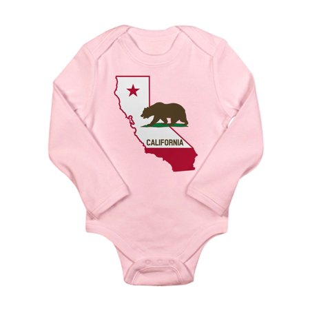 

CafePress - CALI STATE W BEAR Body Suit - Long Sleeve Infant Bodysuit