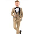 thumbnail image 4 of Traje Tesscy de 5 piezas para bodas formales y adolescentes, color azul real, 4 of 6