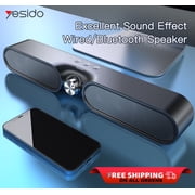 Yesido Bluetooth Portable Speaker, Black