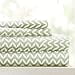 thumbnail image 3 of Linen Market 4 Piece Sheet Set Patterned, Full, Puffed Chevron Sage, 3 of 4