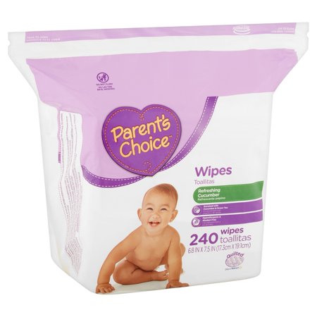 Parent's Choice Refreshing Cucumber Baby Wipes, 240 sheets ...