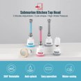 thumbnail image 4 of Submarine Movable Faucet Sprayer Head Anti-Splash Faucet Nozzle Filter Booster with 360° Rotatable Faucet Extender Nozzle Water Saving 3 Modes Adjustable Bathroom Accessories, 4 of 9