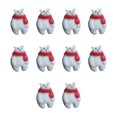 thumbnail image 1 of 10Pcs Christmas Resin Accessories Compact Cartoon Design Adorable DIY Random Styles Holiday Decorations for Phone Cases Stockings, 1 of 10
