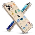 thumbnail image 1 of Dinosaur illustration Clear Case for iPhone 12 Pro Max,Aesthetic Art Design Case for Men Women,Unique Soft Transparent TPU Bumper Case Cover, 1 of 5