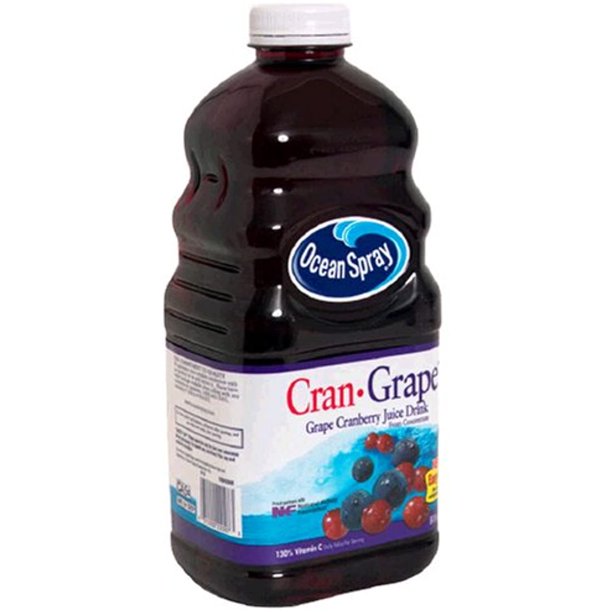 Ocean Spray CranGrape Juice Drink, 64 Fl Oz (1.89 Ltr)