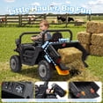 thumbnail image 6 of Joyracer 24 Volt Ride on Toys, Cute Ride on Dump Truck for Toddlers with Dump Bed, Remote, Music, Shovel, Black, 6 of 11