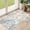 Blue & Brown, variant on UERMEI 2'x3' Area Rugs for Entryway, Washable Non-slip Soft Indoor Door Mats, Modern Abstract Throw Rug for Bedroom Laundry Room Carpet, Brown