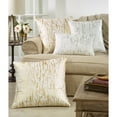 thumbnail image 3 of Saro Lifestyle Distressed Metallic Foil Design Cotton Down Filled Throw Pillow, 3 of 5