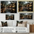 thumbnail image 4 of Designart "Winter Photo Of A College University" College & University Buildings Floater Framed Wall Art Prints, 4 of 5