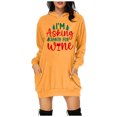 thumbnail image 2 of WEAIXIMIUNG Sweat-Shirt Maman Grande Taille Femme Décontracté Col Rond Imprimé Arbre de Noël, 2 of 3