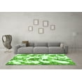 thumbnail image 3 of Ahgly Company Indoor Rectangle Abstract Green Modern Area Rugs, 7' x 9', 3 of 4