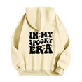 thumbnail image 4 of WEAIXIMIUNG Chandail en Molleton de Maternité Tunique Jour Femme Manches Longues Imprimé Graphique Lettre Sweat à Capuche Pull Blouse, 4 of 6