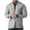 Gray, variant on XWSHYW Winter Coats for Men Mens Solid Zipper Long Sleeve Jacket Mens Casual Cardigan