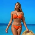 thumbnail image 3 of ZZwxWA Bikini Sets for Women, 2 Piece Underwire Swimsuit, Two Piece Bathing Suit Brazilian Swimwear, 3 of 5