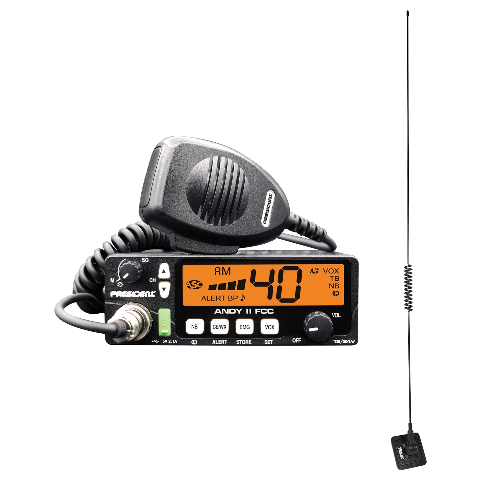 New PRESIDENT RONALD 10 Meter Ham Radio Transceiver PRO TUNED AND ALIGNED 
