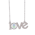 thumbnail image 1 of Mahjong Circle Dots 2 Tile Pattern Love Necklace Pendant Charm Jewelry, 1 of 3