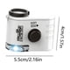 thumbnail image 3 of Mini microscopio para teléfono móvil | Lente de Clip de Aumento de 60X | Ajuste universal para smartphones y tabletas | Luz LED | Fotografía macro | Portátil | Incluye bolsa | 1 pieza, 3 of 9